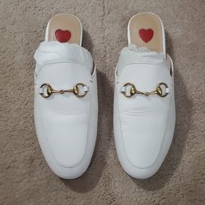 White Horsebit Loafer